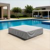 Grey Double Sun Lounger Cover