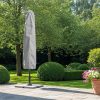 Grey Outdoor Umbrella Cover - Closed