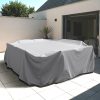 Large Grey Square Outdoor Dining Set Cover