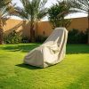 Beige Lawn Mower Cover