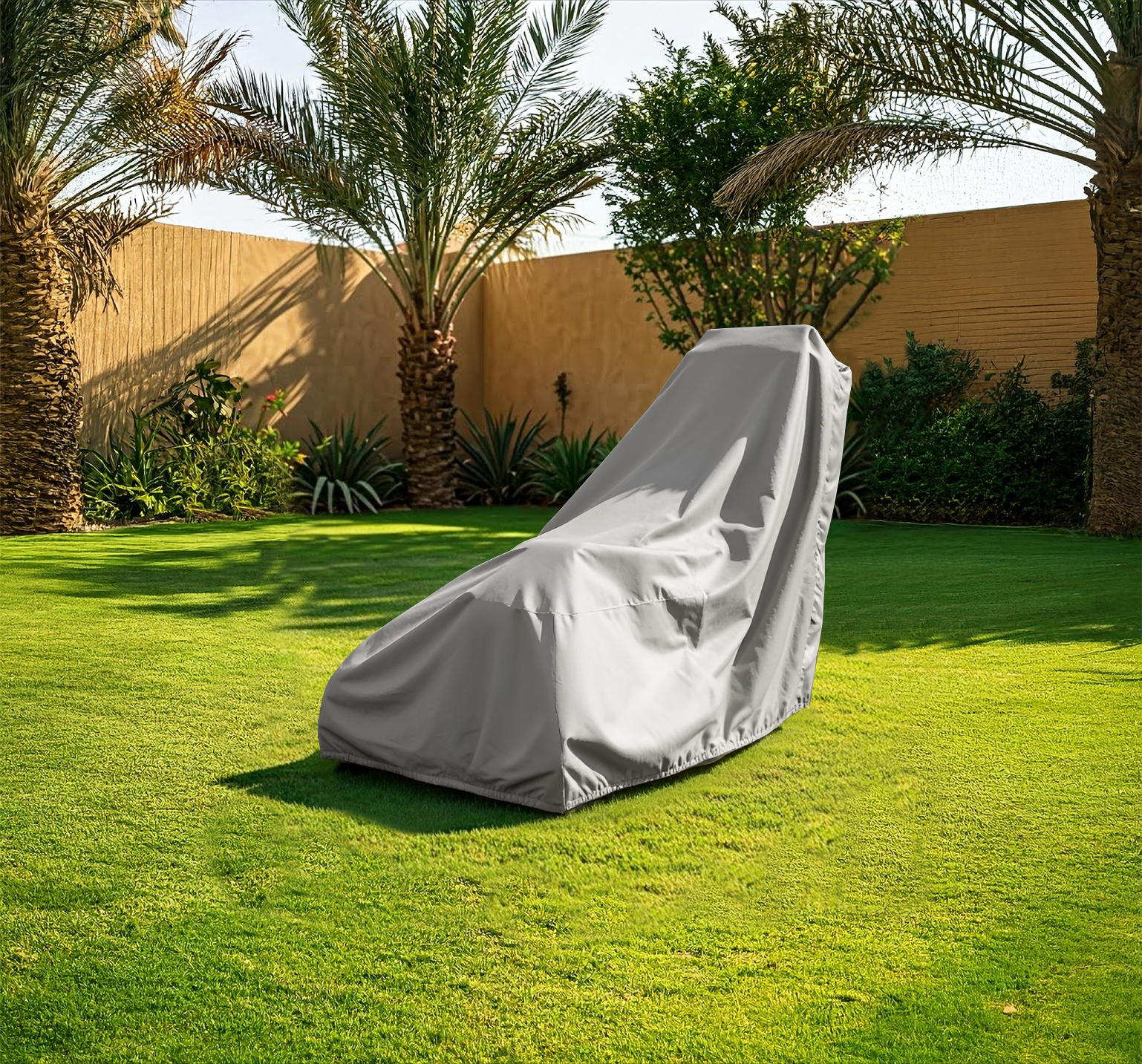 Grey Lawn Mower Cover