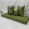 Oasis Green Outdoor Bench Cushion Cover