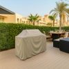Beige Outdoor BBQ Cover
