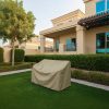 Beige Outdoor Bench Cover