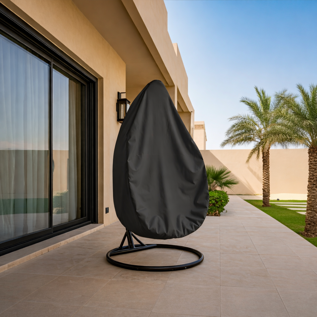 Black Outdoor Egg Chair Cover