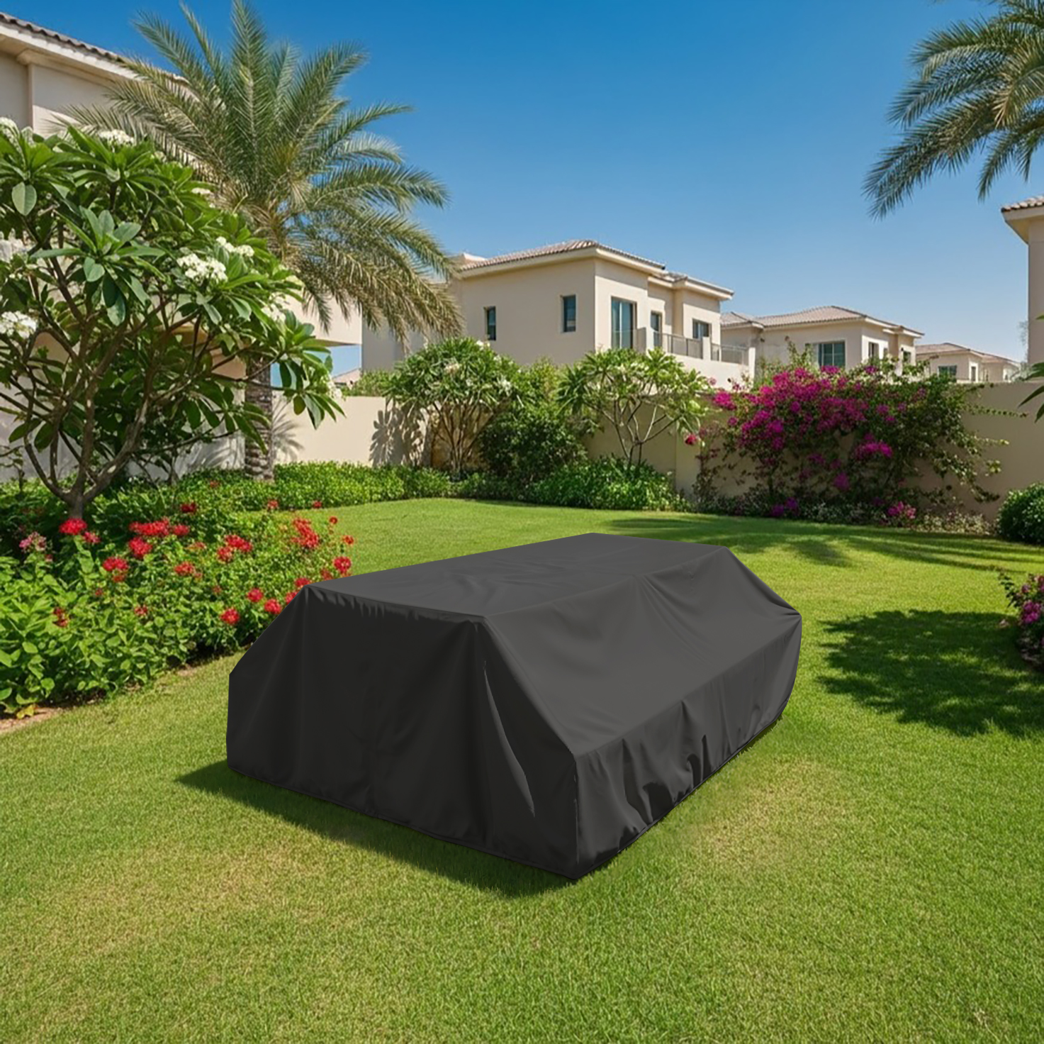 Black Picnic Bench Dining Cover