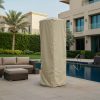 Beige Pyramid Gas Patio Heater Cover