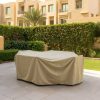 Beige Rectangular Dining Set Cover