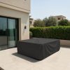 Black Rectangular Spa & Jacuzzi Cover