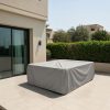 Grey Rectangular Spa & Jacuzzi Cover