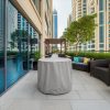 Grey Round Bar Table Cover
