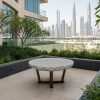 Grey Round Outdoor Table Top Cover