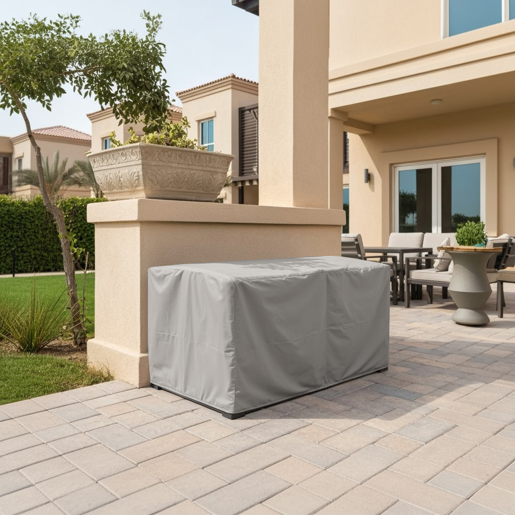 Grey Outdoor Storage Box Cover