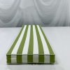 Vivianite Green Stripe Bench Cushion Cover