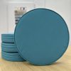 Round Surfy Blue Cushion Cover