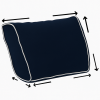 Custom Angled Lounge Back Cushion Cover