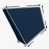Custom Angled Wedge Back Cushion Cover