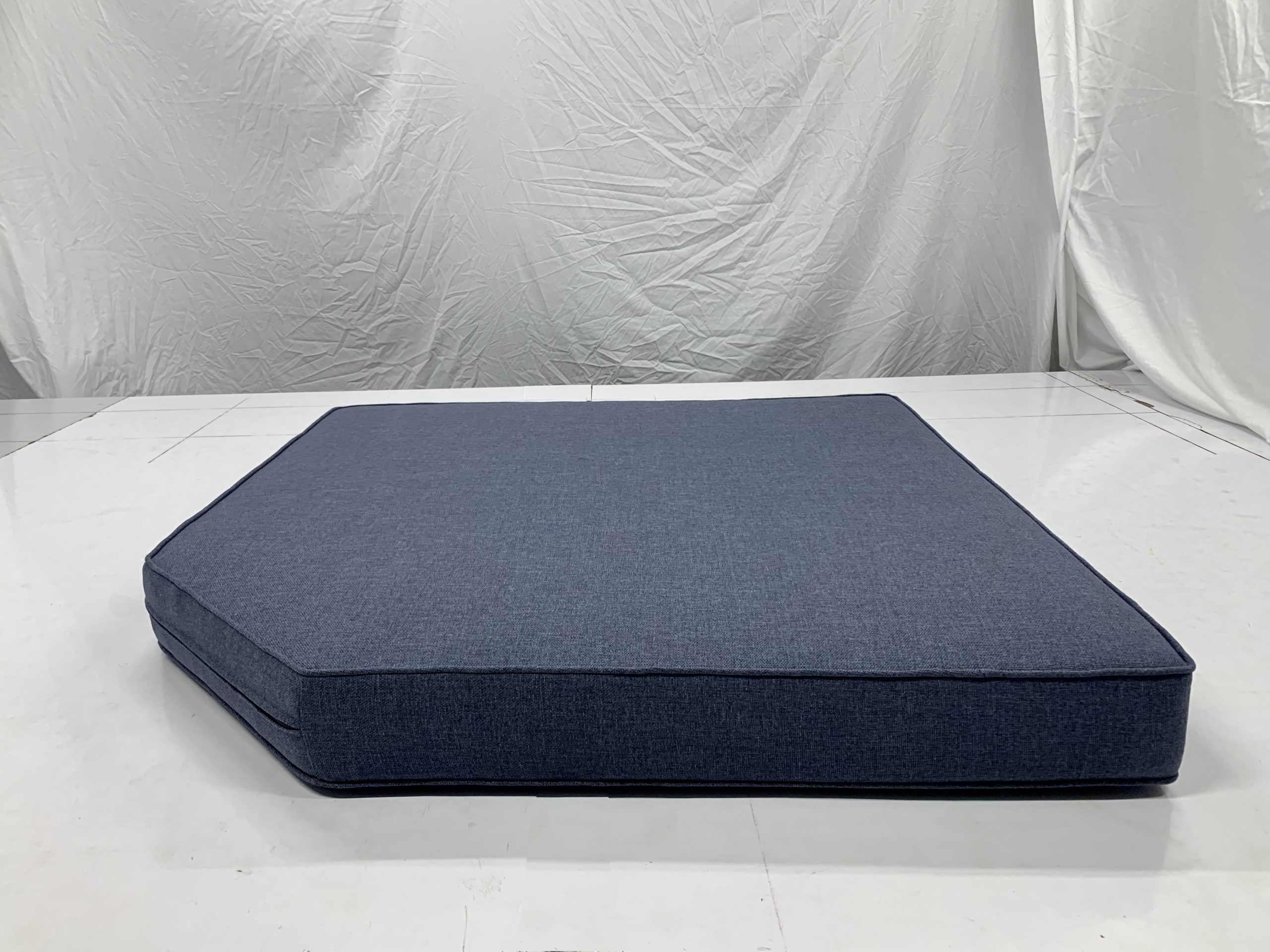 Iguazu Blue Corner Seat Cushion Cover