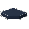 Custom Corner Seat Cushion Cover