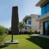 Black Outdoor Cantilever Umbrella Cover - Closed