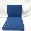 Denim Blue Custom Chair Cushion Set Cover