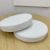 Round English White Cushion Cover