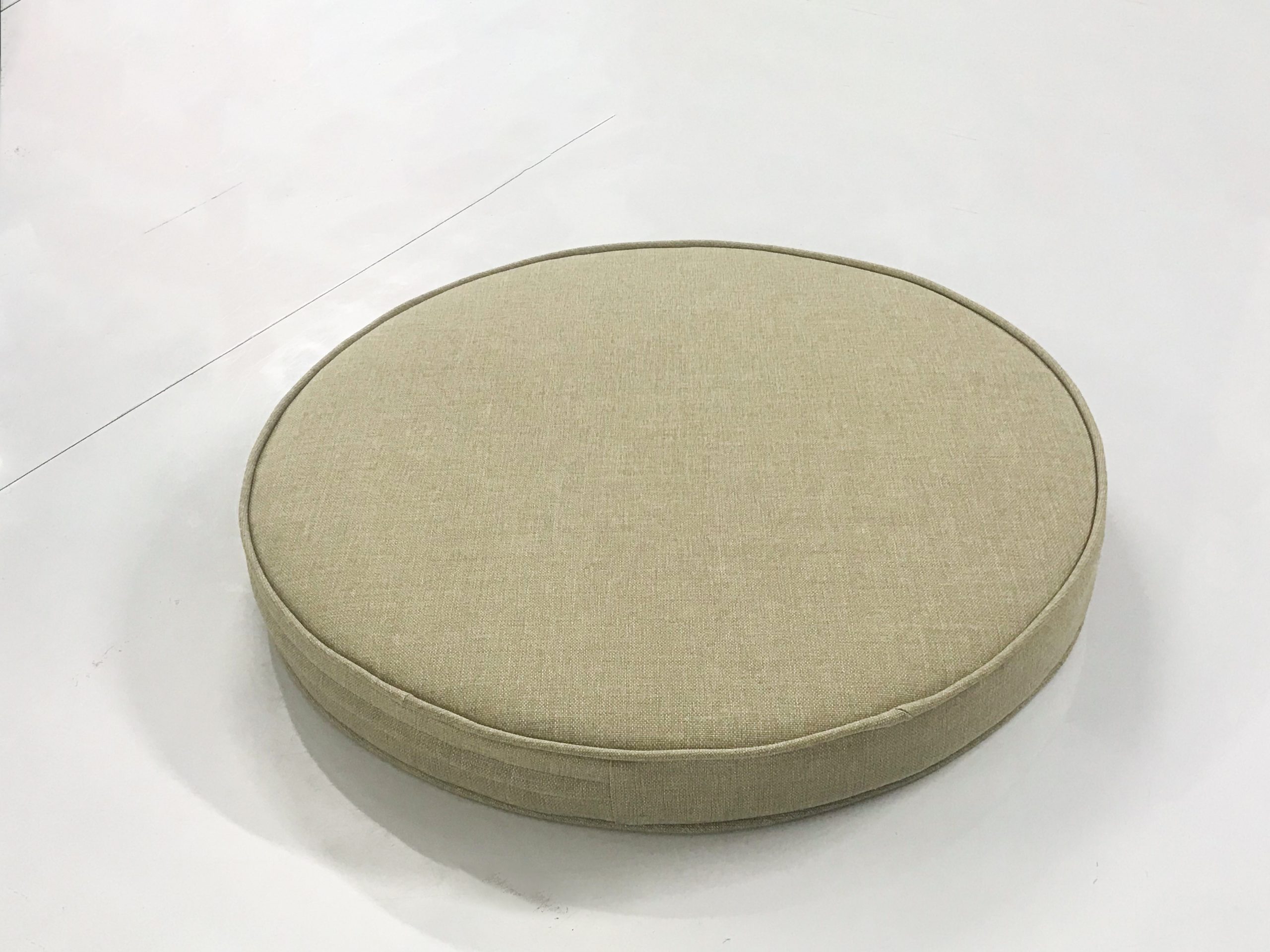 Round Kalahari Taupe Cushion Cover