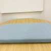 Maldives Blue Round-End Bench Cushion Cover