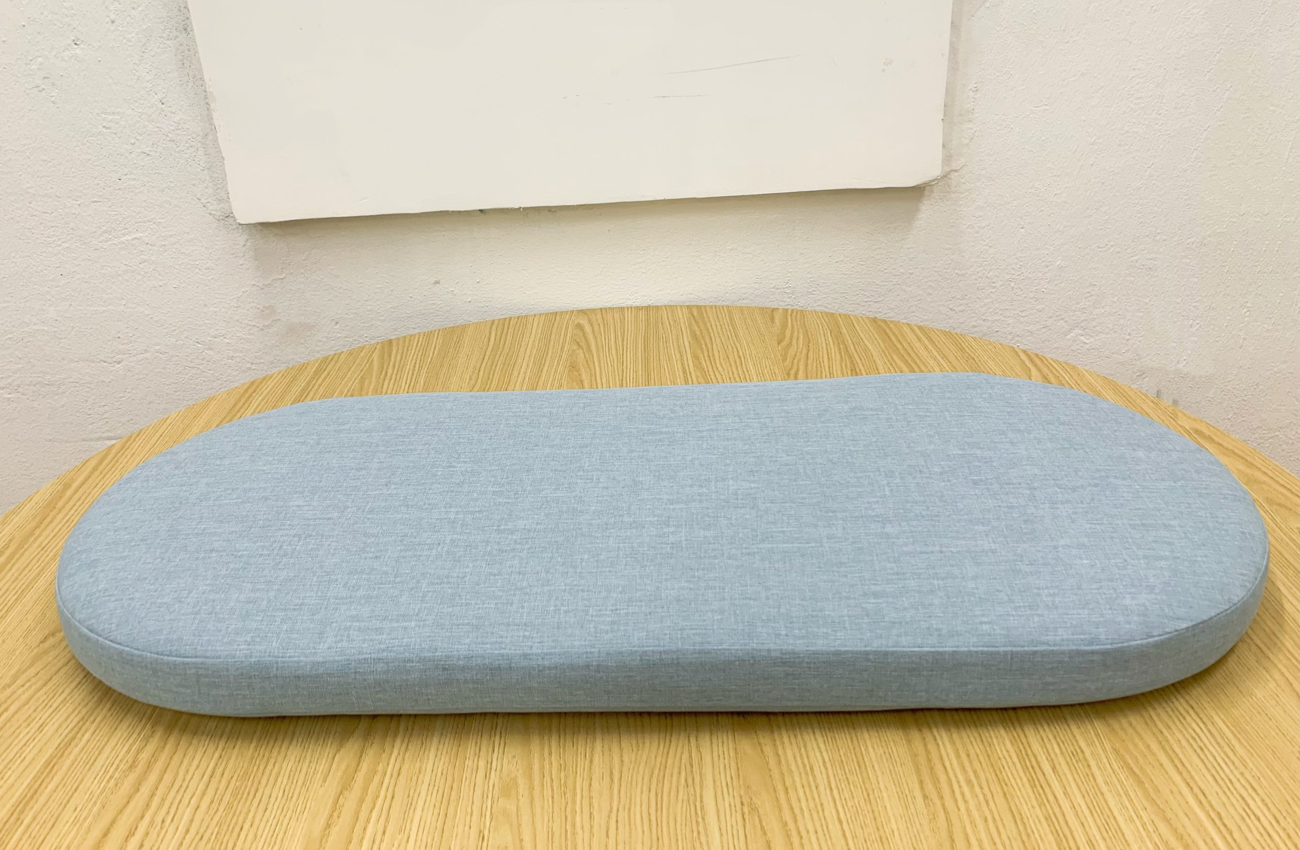 Maldives Blue Round-End Bench Cushion Cover