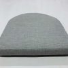 Jubilee Silver Rounded Seat Cushion Cover