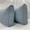 Maldives Blue Backrest Cushion Cover with Matching Piping