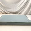 Maldives Blue Notched Bench Cushion Cover - Oasis Green Piping