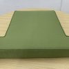 Oasis Green T Shape Bench Cushion Cover with Matching Piping
