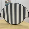 ONYX Charcoal Stripe Mushroom Cushion Cover