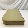 Custom Tapered Bench Cushion Cover - Soul Red Piping
