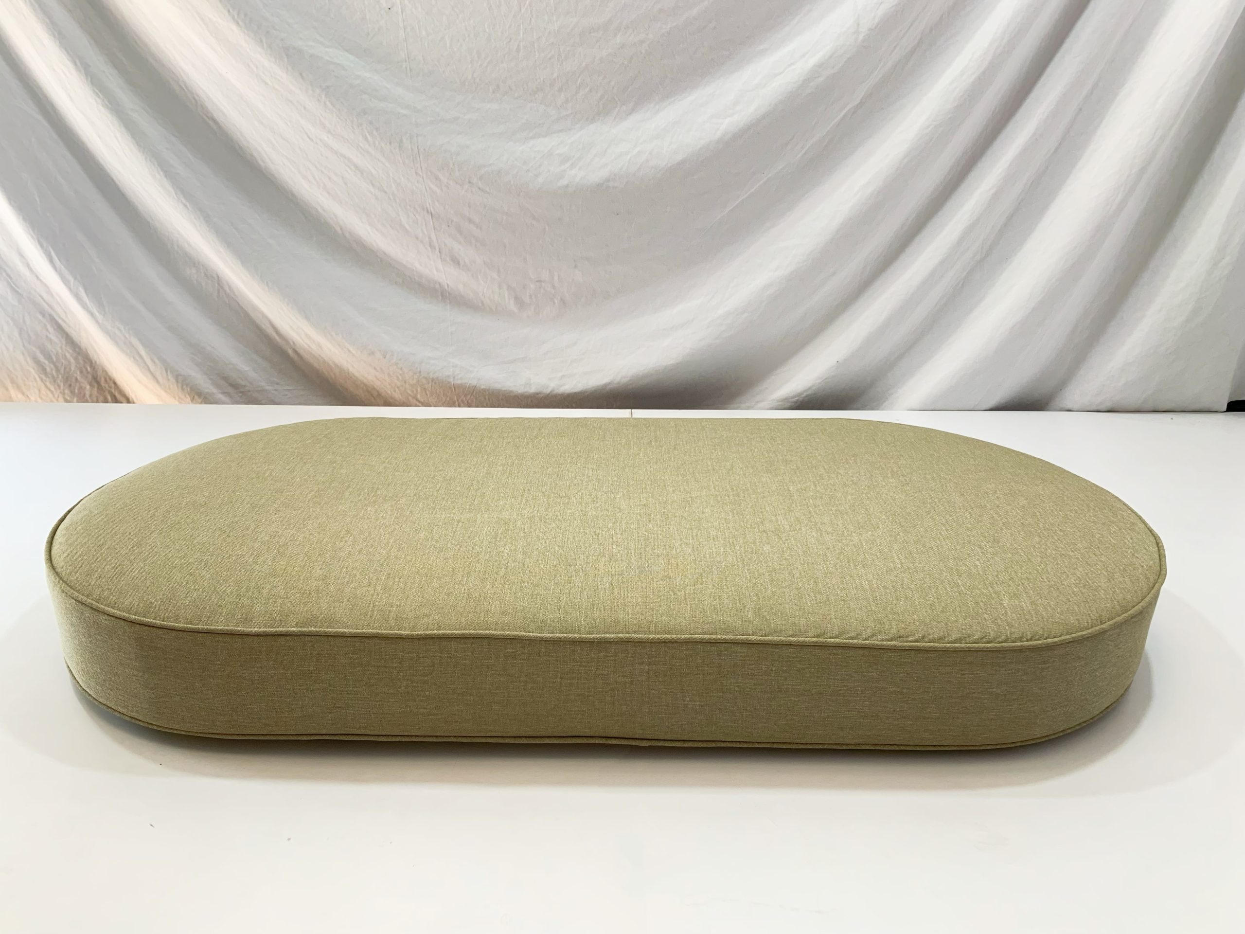Made to Measure Round-End Bench Cushion Cover
