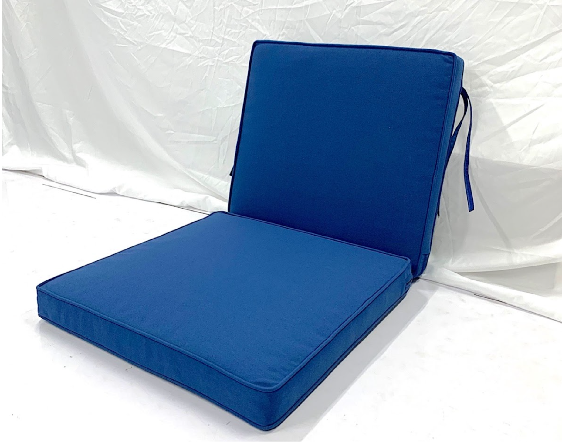 Denim Blue Chair Cushion Set Cover