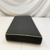 Urban Midnight Black Trapezoid Bench Cushion Cover
