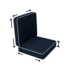 Custom Chair Cushion Set Cover