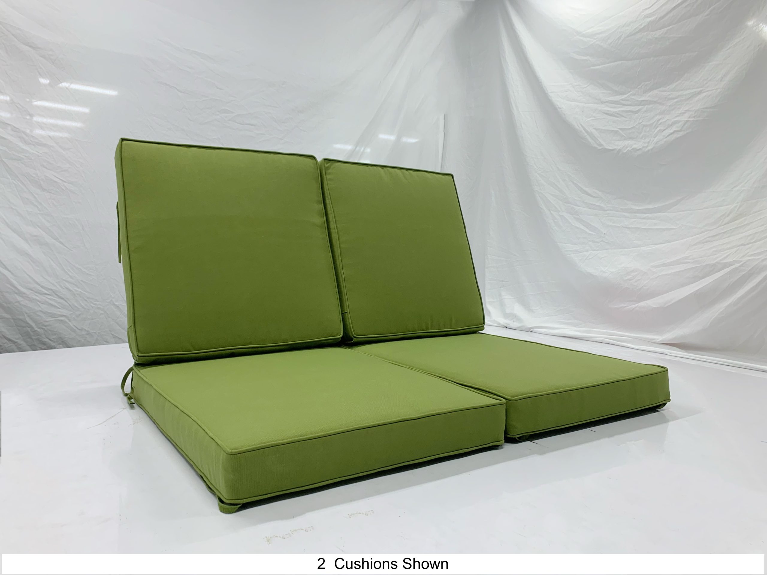 Oasis Green Chair Cushion Set Cover