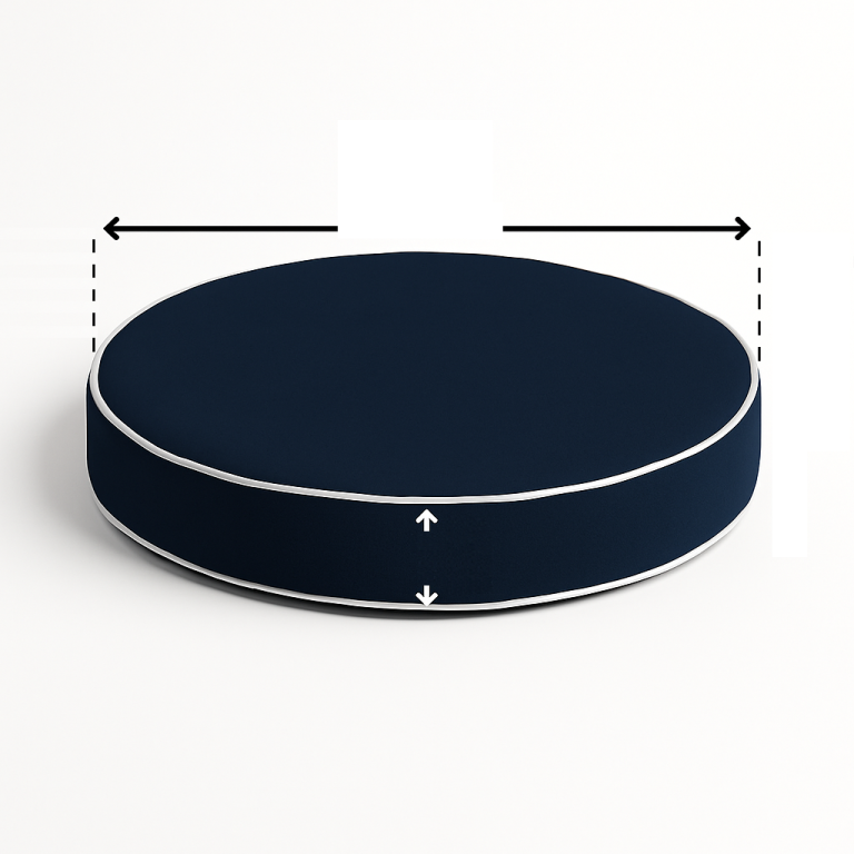 Custom Made Round Cushion Cover