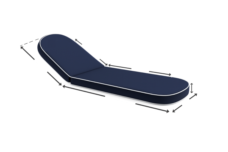 Rounded End Sun Lounge Cover