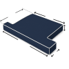 Custom T Shape Bench Cushion Cover