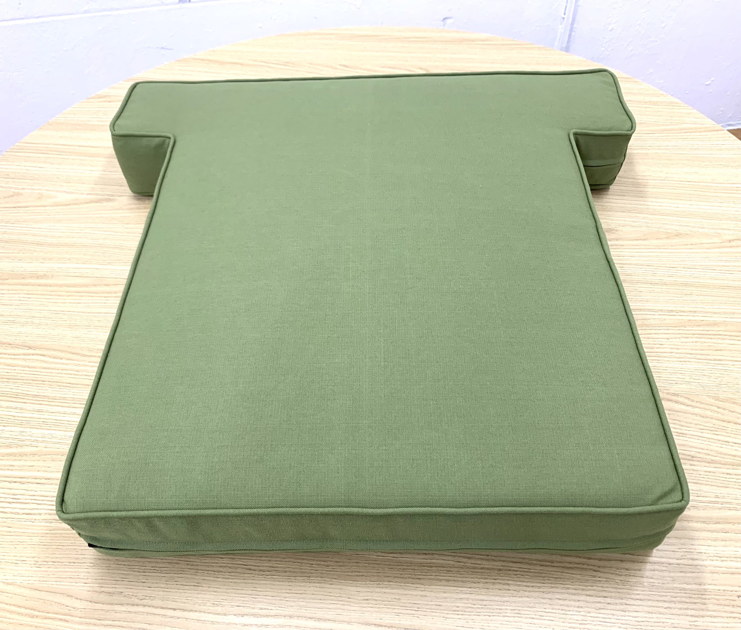 Oasis Green T Shape bench Cushion Cover