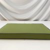 Oasis Green Trapezoid Bench Cushion Cover