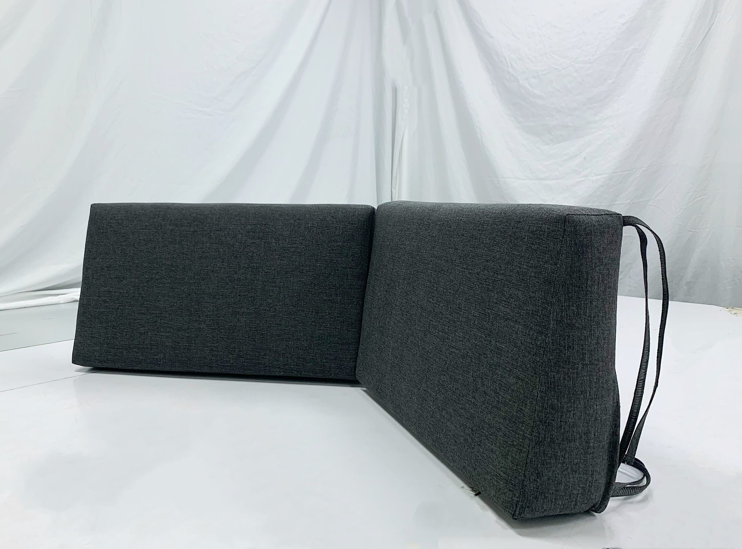 Urban Midnight Black Wedge Back Cushion Cover