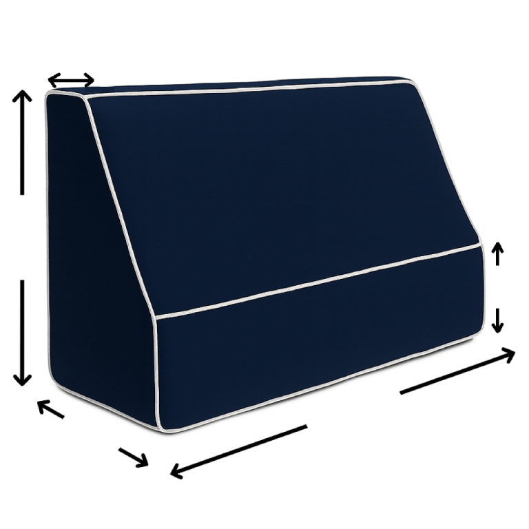 Custom Wedge Back Cushion Cover V1