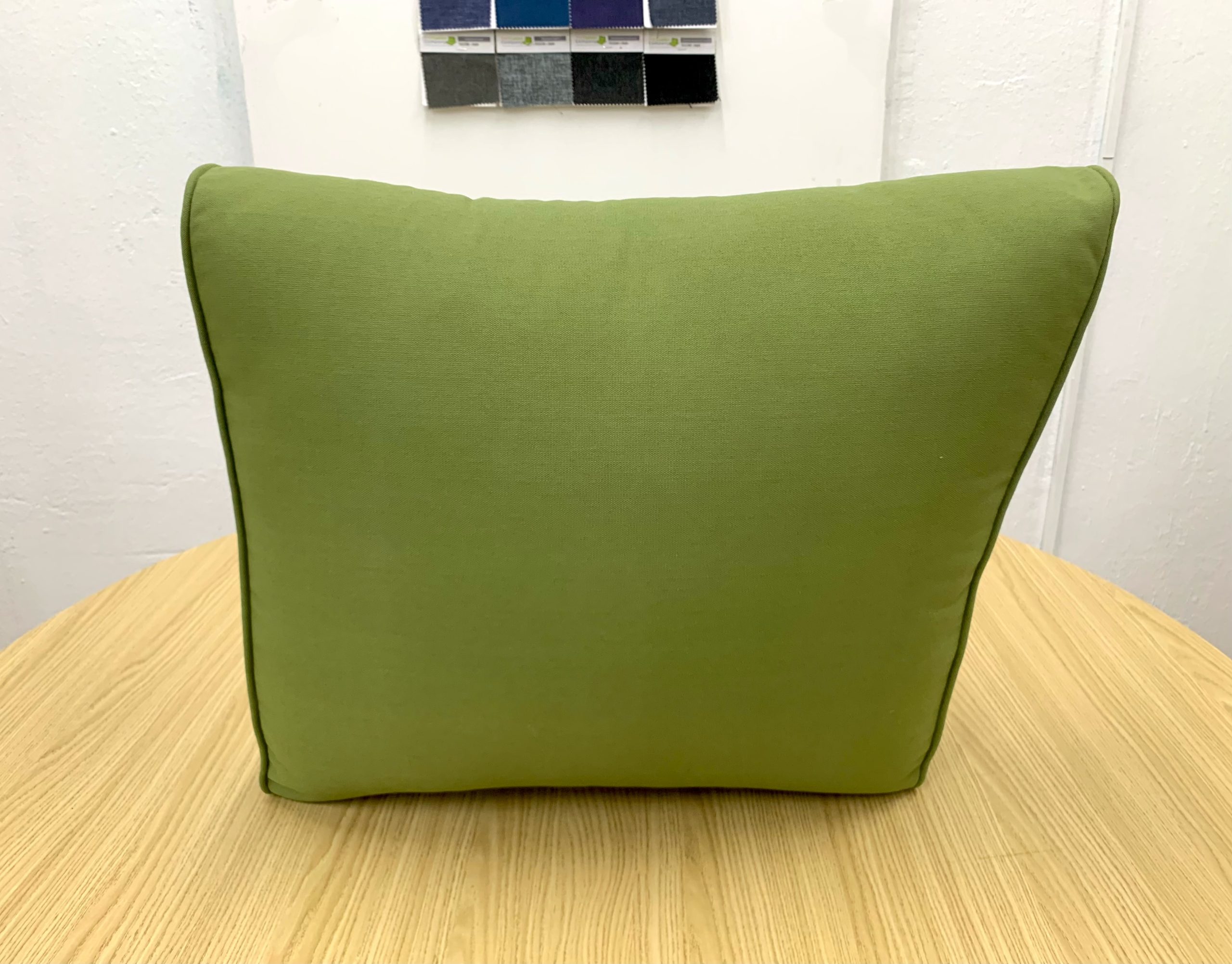 Oasis Green Angled Lounge Back Cushion Cover
