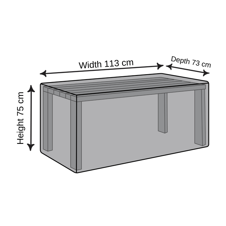 Rectangular Dining Table Cover - 113cm X 73cm X 75cm