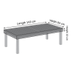 Rectangular Dining Table Top Cover - 143cm X 83cm X 10cm